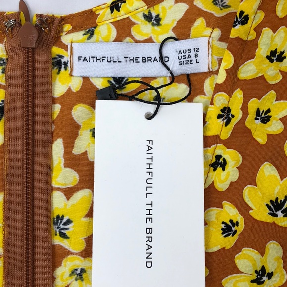 Faithfull the Brand Saffron lia Floral Mini Dress - Picture 6 of 8